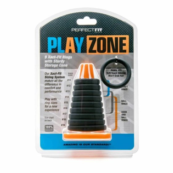 Play Zone - penis, cock ring and stretching set (9 pieces)