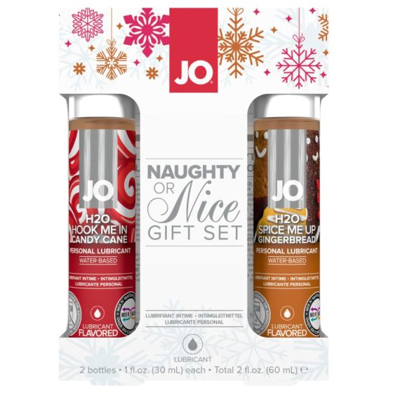 System JO Naughty - spicy festive water-based lube set (2x30ml)