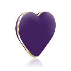 RS Icons Heart - rechargeable clitoral vibrator (purple)