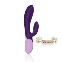   Rianne Essential Xena - Rechargeable vibrator with wand (dark purple)