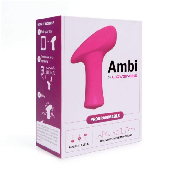 LOVENSE Ambi - Smart, battery-powered, double-motor clitoral vibrator (pink)