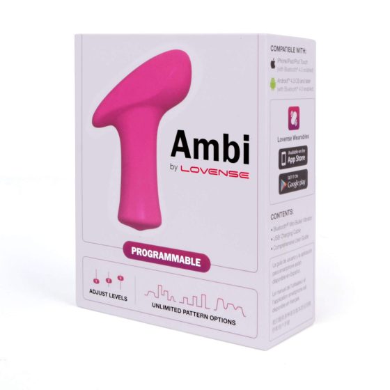 LOVENSE Ambi - Smart, battery-powered, double-motor clitoral vibrator (pink)