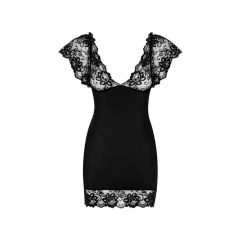 Obsessive Imperia - nightdress with thong (black)