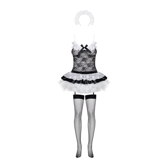 Obsessive Housmaid - French maid costume set (5 pieces) - L/XL