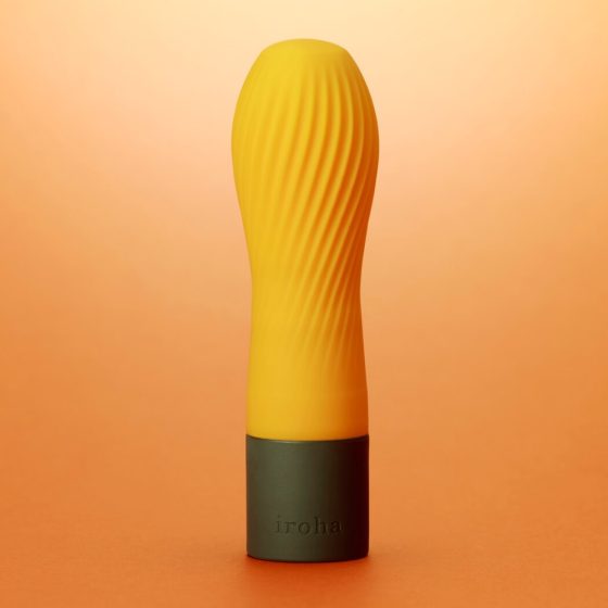 TENGA Iroha Zen - Yuzucha super soft silicone vibrator (yellow)
