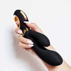   Nomi Tang Wild Rabbit 2 - Rechargeable G-spot vibrator with wand (black)
