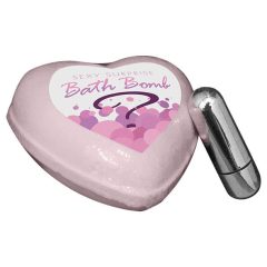   Kheper Games - mini vibrator hidden in a hearty bath bomb (champagne strawberry)
