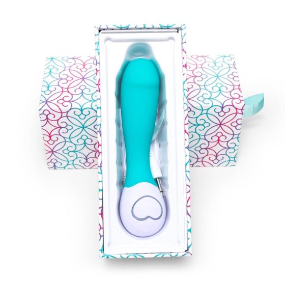 LOVELIFE BY OHMYBOD - CUDDLE - rechargeable G-spot mini vibrator (turquoise)