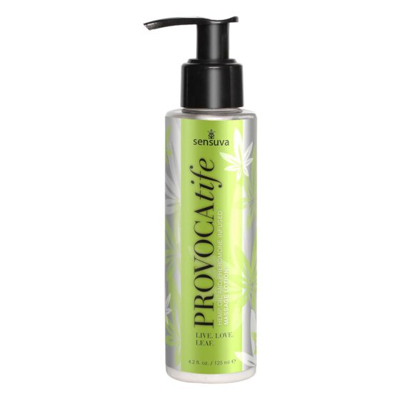Sensuva Provocatife Hemp - pheromone pump massage gel (120ml)