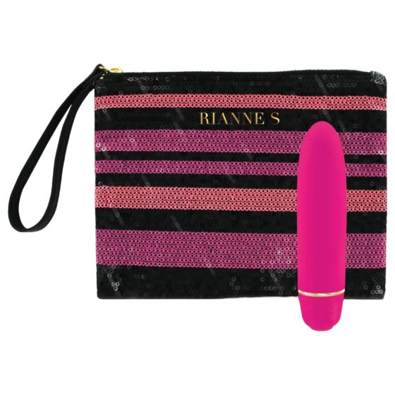 Rianne Essentials Classique Posh - silicone lipstick vibrator (pink)