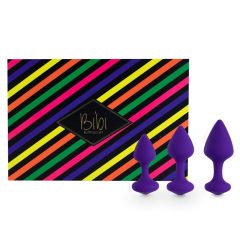 FEELZTOYS Bibi - anal dildo set - purple (3 pieces)