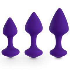 FEELZTOYS Bibi - anal dildo set - purple (3 pieces)