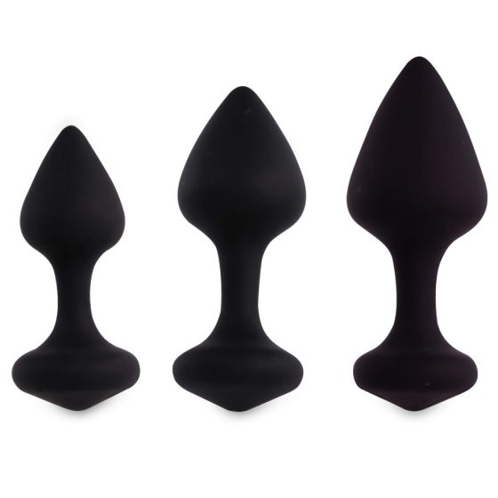 FEELZTOYS Bibi - anal dildo set - black (3 pieces)