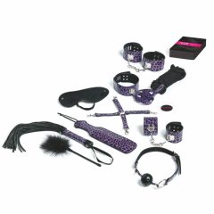Master & Slave - knitting game set (purple-black)