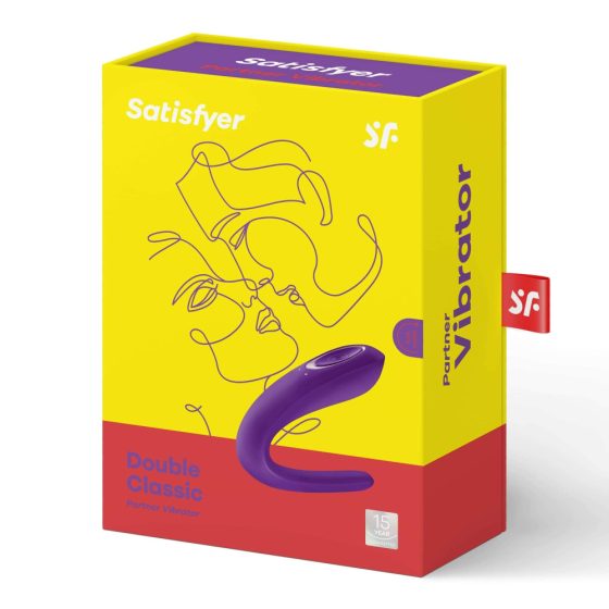 Satisfyer Double Classic - waterproof, rechargeable humidifier (purple)