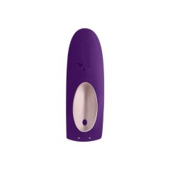   Satisfyer Double Plus Remote - radio controlled, rechargeable vibrator (purple)