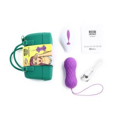   FEELZTOYS Twisty - battery, radio, waterproof, rotating vibrating egg (purple)