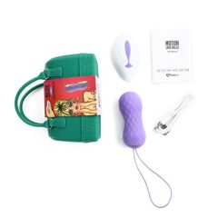   FEELZTOYS Jivy - battery, radio, waterproof, pusher vibrating egg (purple)