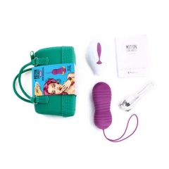   FEELZTOYS Foxy - battery, radio, waterproof vibrating egg (purple)