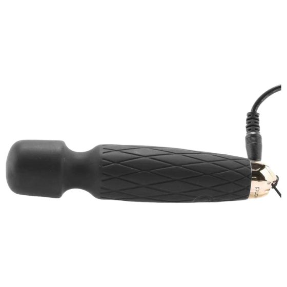 Bodywand Luxe - rechargeable mini massager vibrator (black)