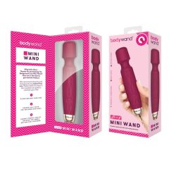   Bodywand Luxe - rechargeable mini massager vibrator (dark pink)