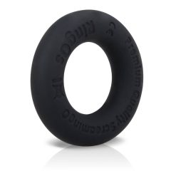 Screaming O Ritz - silicone penis ring (black)