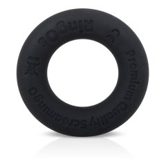 Screaming O Ritz - silicone penis ring (black)