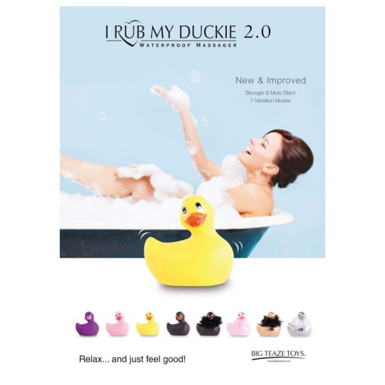 My Duckie Paris 2.0 - playful duck waterproof clitoral vibrator (gold)