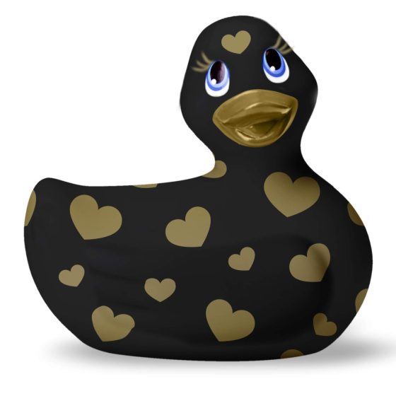 My Duckie Romance 2.0 - Hearty Duck Waterproof Clitoral Vibrator (black-gold)