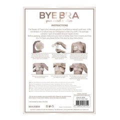 Bye Bra D-F - invisible breast pads - nude (3 pairs)