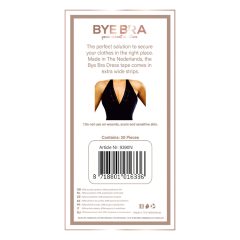 Bye Bra - double-sided garment fastening tape (20 pieces)