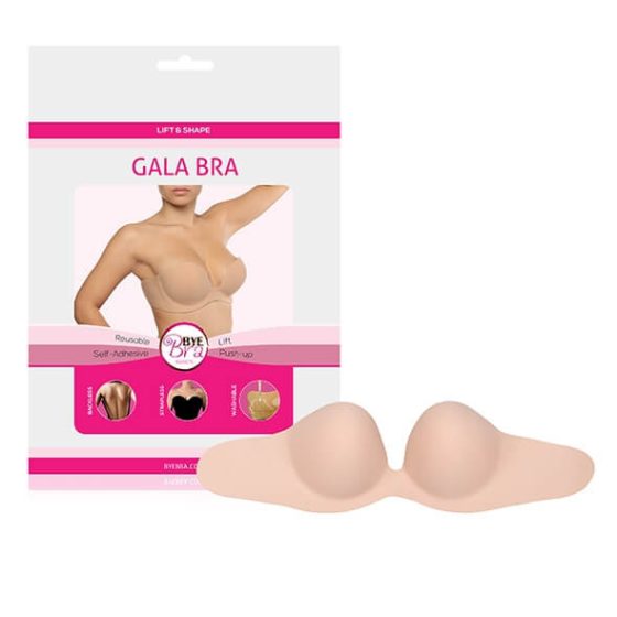 Bye Bra Gala B - hidden push-up bra (nude)