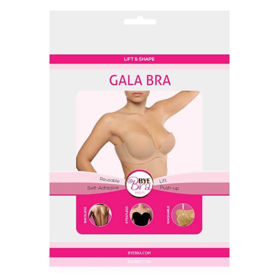 Bye Bra Gala B - hidden push-up bra (nude)