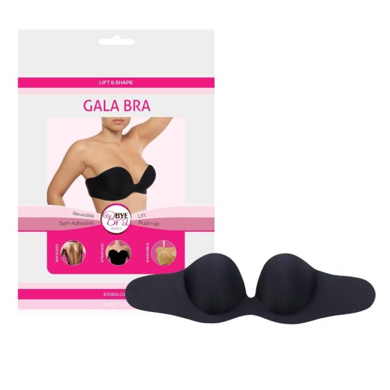 Bye Bra Gala A - hidden push-up bra (black)