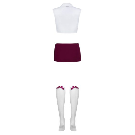 Obsessive Student - schoolgirl costume set (5 pieces)