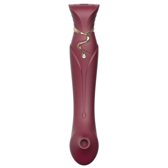 ZALO Queen - Smart rechargeable G-spot and clitoral vibrator (wine red)