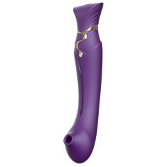   ZALO Queen - Rechargeable G-spot and clitoral vibrator (purple)