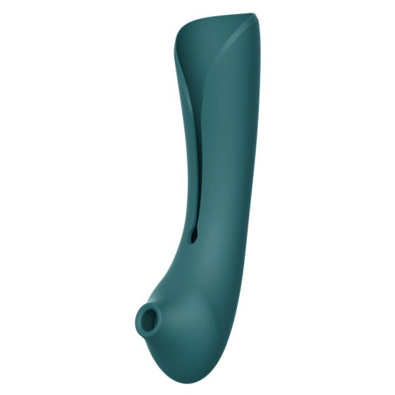 ZALO Queen - rechargeable G-spot and clitoral vibrator with pulse wave (green)