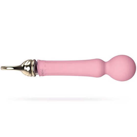 ZALO Confidence Heating Wand - rechargeable luxury massaging vibrator (pink)
