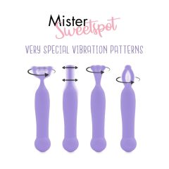   FEELZTOYS Mister Sweetspot - rechargeable, waterproof clitoral vibrator (purple)