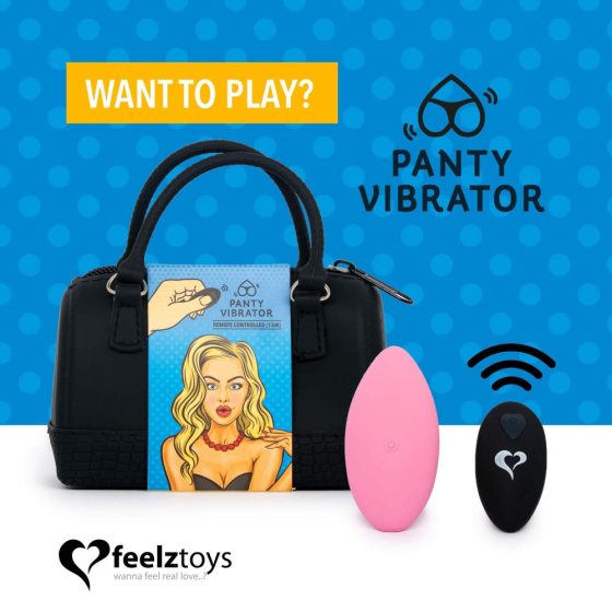 FEELZTOYS Panty - rechargeable radio clitoral vibrator (pink)