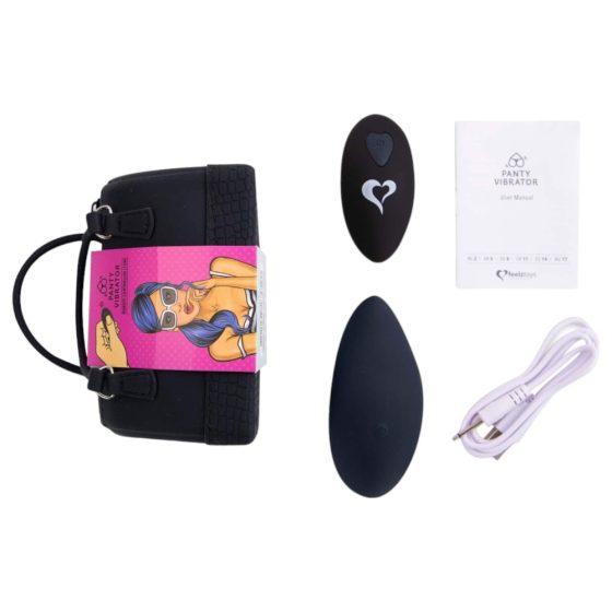 FEELZTOYS Panty - rechargeable radio clitoral vibrator (black)