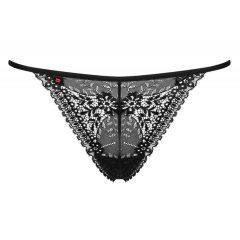 Obsessive Intensa - lace thong with straps (black)
