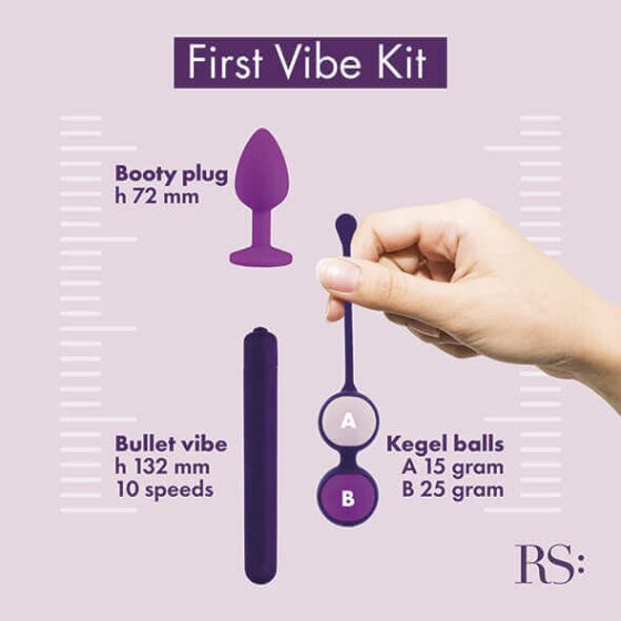 Rianne Essentials First - vibrator set - purple (3 pieces)