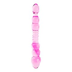 FEELZTOYS GLAZZZ Lucid Dreams - beaded glass dildo (pink)