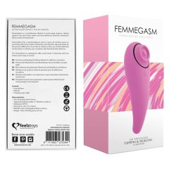   FEELZTOYS Femmegasm - rechargeable, waterproof vaginal and clitoral vibrator (pink)