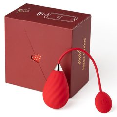 Magic Motion Sundae - smart rechargeable vibrating egg (red)