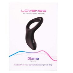   LOVENSE Diamo - smart rechargeable vibrating penis ring (black)