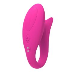   Aixiasia Ariel - rechargeable radio-controlled vibrator (pink)
