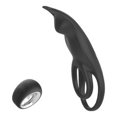 Aixiasia Hoody B - rechargeable radio penis ring (black)